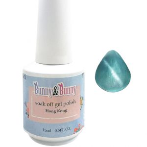 Bunny & Bunny Soak off gel Polish - 054 Cat Eye Blue Radiance