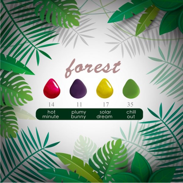 Bunny & Bunny Nail Set - Forest